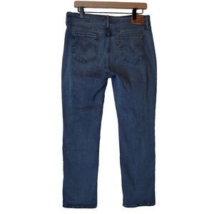 Levi's 505 Women's Straight Leg Jeans Size 12M Blue Denim Mid Rise 31x30 Reg Fit